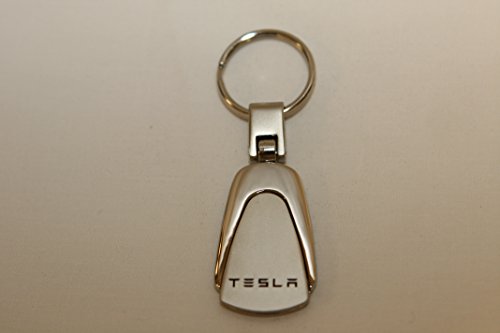 Tesla Keychain & Keyring - Silver Teardrop (KC3.TESLA)