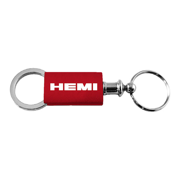 Dodge Hemi Keychain & Keyring - Red Valet (KC3718.HEM.RED)