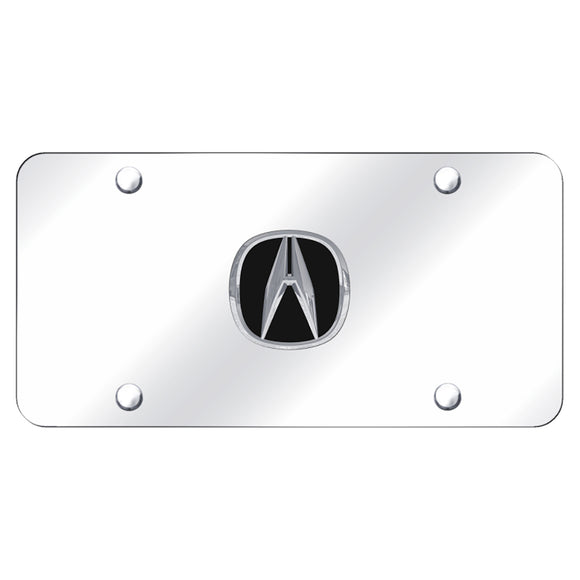 Acura Chrome Logo on Chrome Plate (AG-ACU.CC)