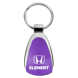 Honda Element Keychain & Keyring - Purple Teardrop (KCPUR.ELE)
