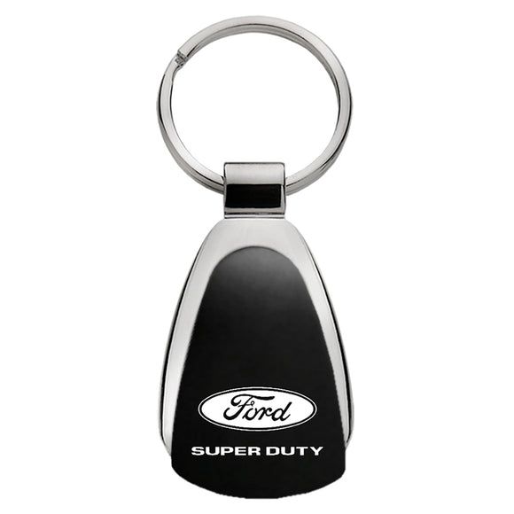 Ford Super Duty Keychain & Keyring - Black Teardrop (KCK.DTY)