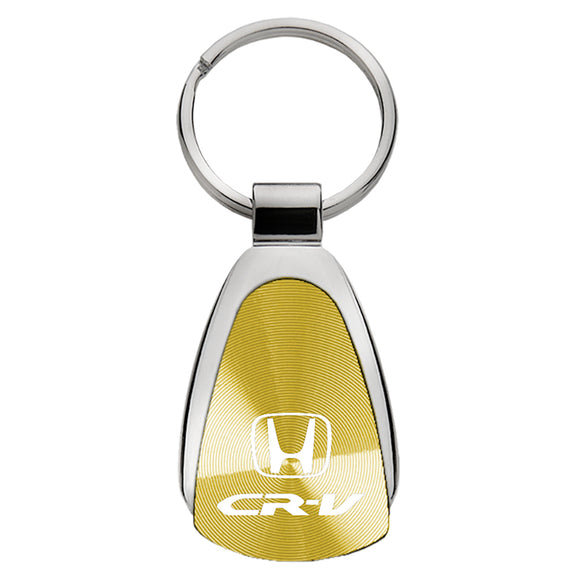 Honda CR-V Keychain & Keyring - Gold Teardrop (KCGOLD.CRV)