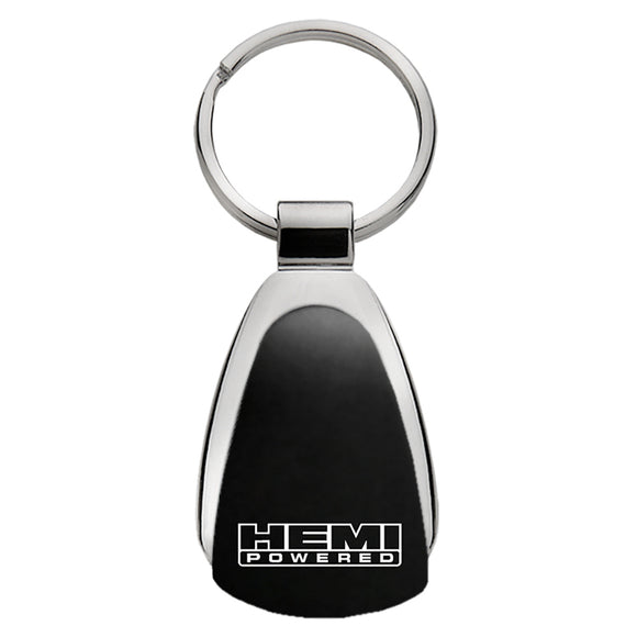 Dodge Hemi Powered Keychain & Keyring - Black Teardrop (KCK.HPOWS)