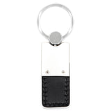 Honda Civic Keychain & Keyring - Duo Premium Black Leather (KC1740.CIV.BLK)