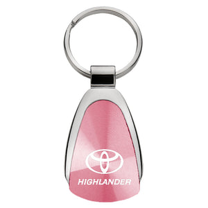 Toyota Highlander Keychain & Keyring - Pink Teardrop (KCPNK.HIL)