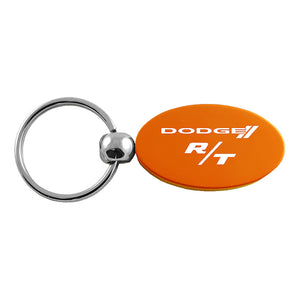 Dodge R/T Keychain & Keyring - Orange Oval (KC1340.DRT.ORA)