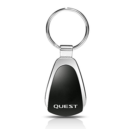Nissan Quest Keychain & Keyring - Black Teardrop (KCK.QUE)