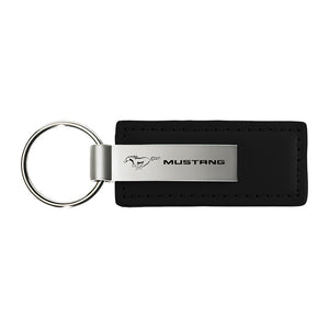Ford Mustang Keychain & Keyring - Premium Leather (KC1540.MUS)