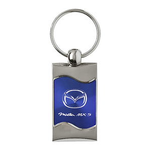 Mazda Miata Keychain & Keyring - Blue Wave (KC3075.MIA.BLU)