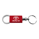 Toyota RAV4 Keychain & Keyring - Red Valet (KC3718.RAV.RED)