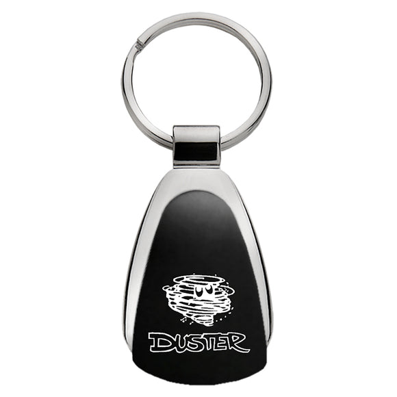 Plymouth Duster Keychain & Keyring - Black Teardrop (KCK.DUST)