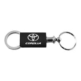 Toyota Corolla Keychain & Keyring - Black Valet (KC3718.COR.BLK)