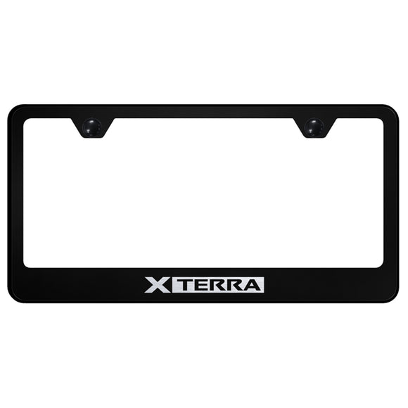 Nissan Xterra Black License Plate Frame (LF.XTE.EB)