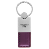 Chrysler 300 Keychain & Keyring - Duo Premium Purple Leather (KC1740.300.PUR)
