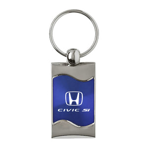 Honda Civic SI Keychain & Keyring - Blue Wave (KC3075.CSI.BLU)