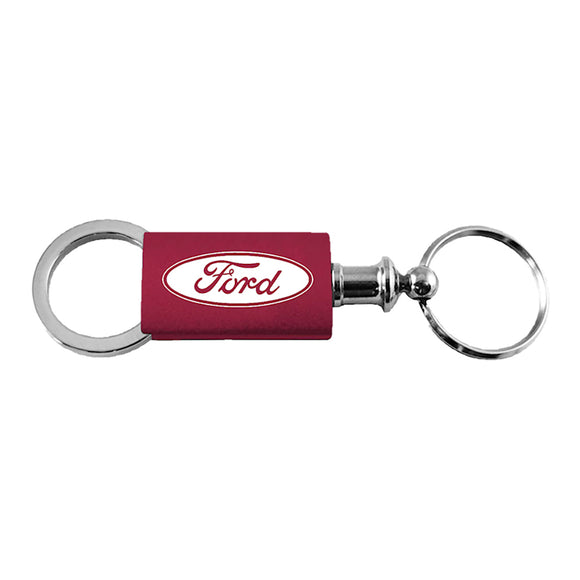 Ford Keychain & Keyring - Burgundy Valet (KC3718.FOR.BUR)