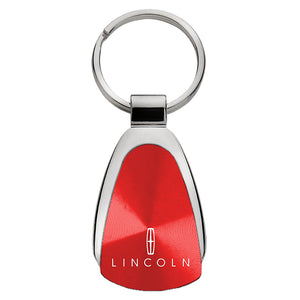 Lincoln Keychain & Keyring - Red Teardrop (KCRED.LIN)