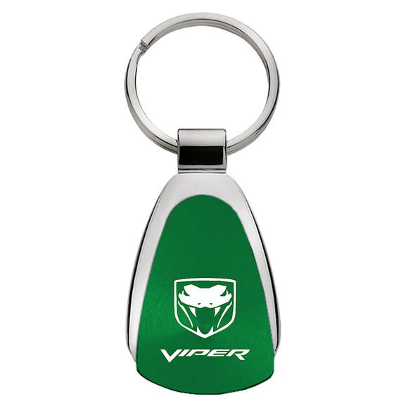 Dodge Viper Keychain & Keyring - Green Teardrop (KCGR.VIP)