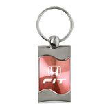 Honda Fit Keychain & Keyring - Pink Wave (KC3075.FIT.PNK)