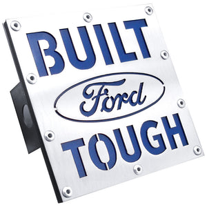 Built Ford Tough Hitch Plug - Brushed Stainless (T.BFT.2.S)