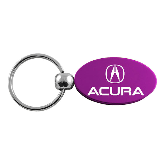 Acura Keychain & Keyring - Purple Oval (KC1340.ACU.PUR)