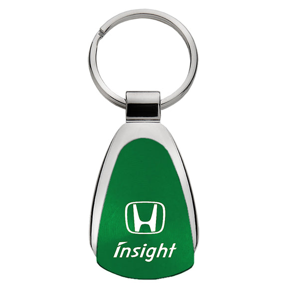 Honda Insight Keychain & Keyring - Green Teardrop (KCGR.INS)