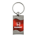 Honda Element Keychain & Keyring - Red Wave (KC3075.ELE.RED)