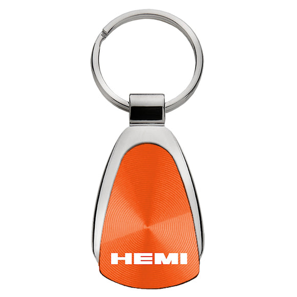 Dodge Hemi Keychain & Keyring - Orange Teardrop (KCORA.HEM)