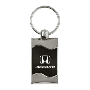 Honda Accord Keychain & Keyring - Black Wave (KC3075.ACC.BLK)
