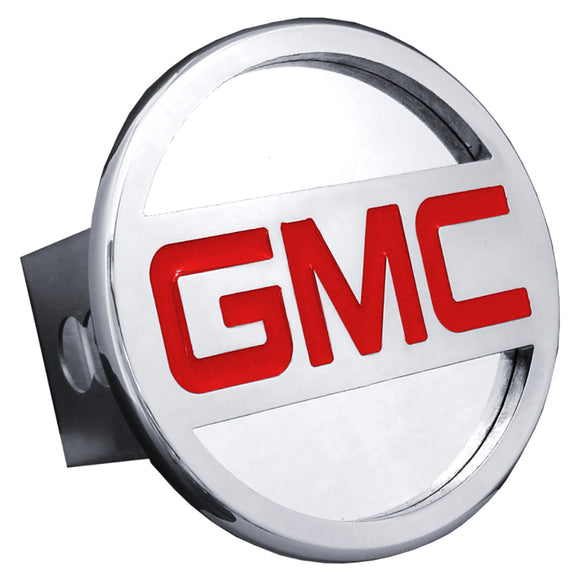 GMC Name Chrome Trailer Hitch Plug (T.GMC2.C)