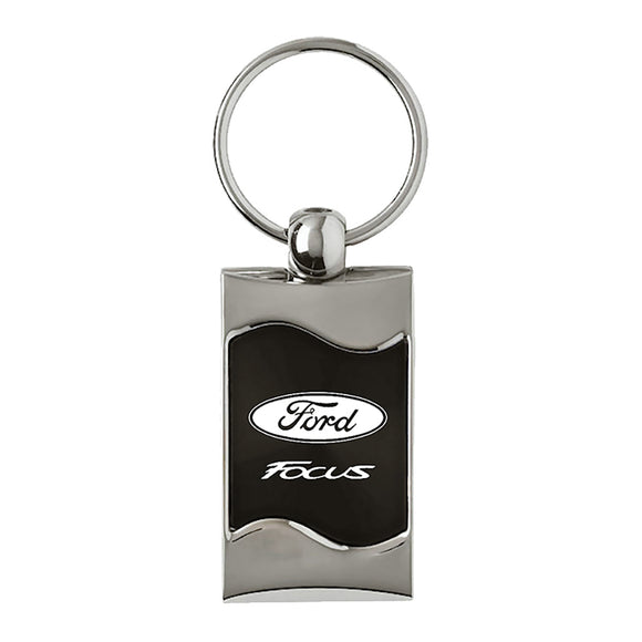 Ford Focus Keychain & Keyring - Black Wave (KC3075.FOC.BLK)