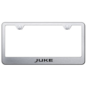 Nissan Juke Brushed License Plate Frame (LF.JUKE.ES)