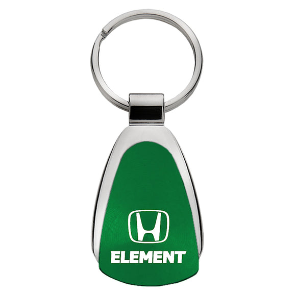 Honda Element Keychain & Keyring - Green Teardrop (KCGR.ELE)