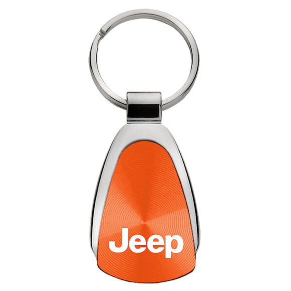 Jeep Keychain & Keyring - Orange Teardrop (KCORA.JEE)