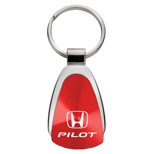 Honda Pilot Keychain & Keyring - Red Teardrop (KCRED.PIL)