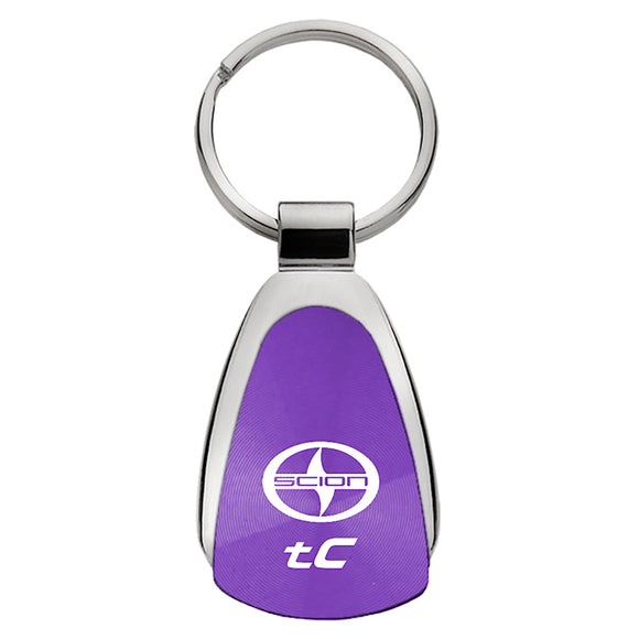Scion tC Keychain & Keyring - Purple Teardrop (KCPUR.STC)
