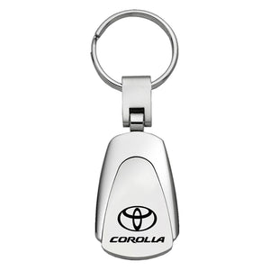 Toyota Corolla Keychain & Keyring - Silver Teardrop (KC3.COR)