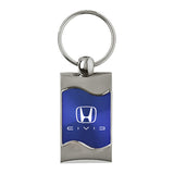 Honda Civic Reversed C Keychain & Keyring - Blue Wave (KC3075.CIVC.BLU)