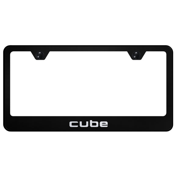 Nissan Cube Black License Plate Frame (LF.CUBE.EB)