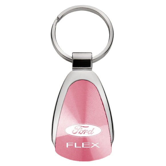 Ford Flex Keychain & Keyring - Pink Teardrop (KCPNK.FLEX)