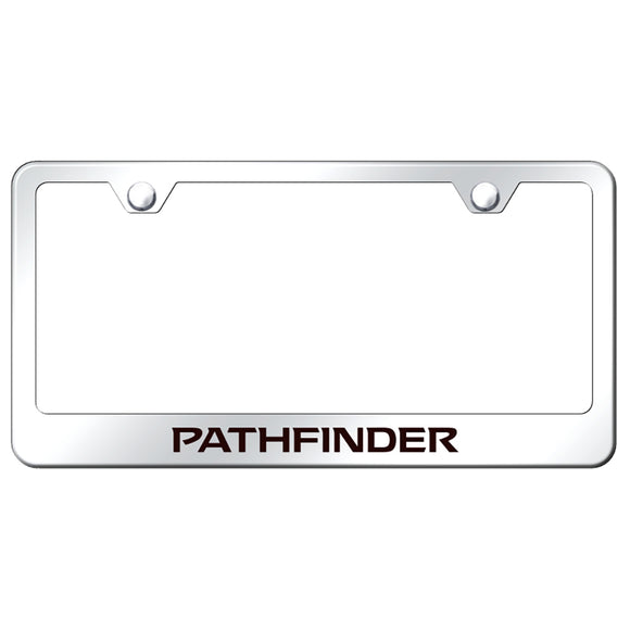 Nissan Pathfinder Mirrored License Plate Frame (LF.PAT.EC)