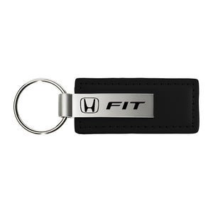 Honda Fit Keychain & Keyring - Premium Leather (KC1540.FIT)