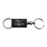 Ford Mustang GT Keychain & Keyring - Black Valet (KC3718.MGT.BLK)