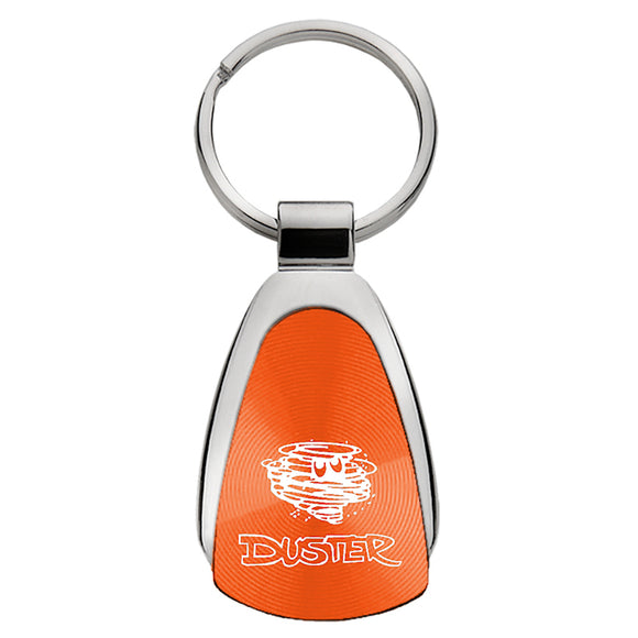 Plymouth Duster Keychain & Keyring - Orange Teardrop (KCORA.DUST)