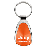 Jeep Rubicon Keychain & Keyring - Orange Teardrop (KCORA.RUB)
