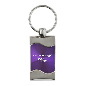 Dodge R/T Keychain & Keyring - Purple Wave (KC3075.DRT.PUR)