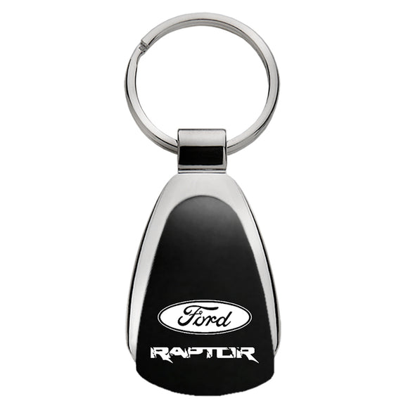 Ford F-150 Raptor Keychain & Keyring - Black Teardrop (KCK.RAP)