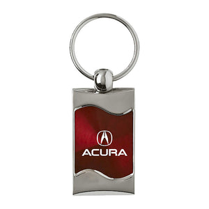 Acura Keychain & Keyring - Burgundy Wave (KC3075.ACU.BUR)