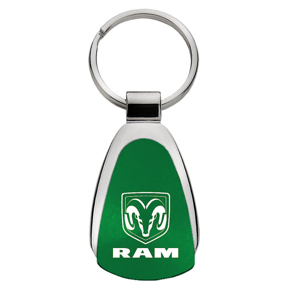 Dodge Ram Keychain & Keyring - Green Teardrop (KCGR.RAM)