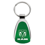 Dodge Ram Keychain & Keyring - Green Teardrop (KCGR.RAM)